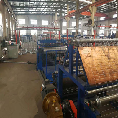 पीएलसी टच स्क्रीन मेष विनिर्माण मशीन, एक्वाकल्चर एसी बीआई वेल्डेड वायर मेष मशीन